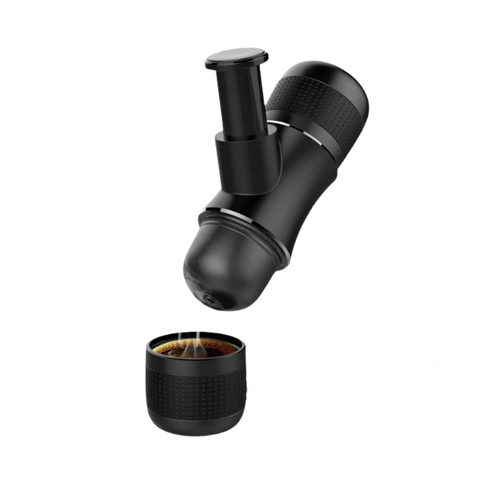 Mini Maquina Espresso Manual, Maquina de Cafe Portatil, Cafeteira Manual de Pressao, Cafeteira Portatil de Aço Inox, Maquina de Cafe para Viagem, Maquina de Espresso para Acampamento, Cafeteira Compacta e Portatil, Maquina de Cafe, Kitchen&Co