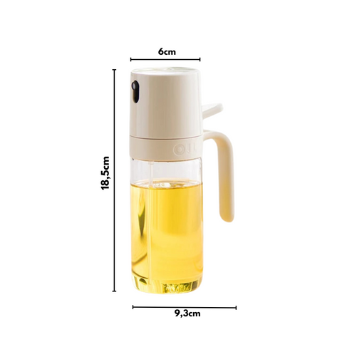 Pulverizador De Azeite, Vidro Borossilicato, Névoa Fina, Dispensador De Óleo, Controle De Gordura, Acessório De Cozinha, Borrifador de Óleo, Spray de Óleo, Pulverizador de Óleo, Borrifador de Azeite, Spray de Azeite, Kitchen&Co