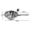 Espremedor de Batatas Inox, Moedor de Alimentos, Triturador de Vegetais, Prensa de Batatas, Utensílio de Cozinha Durável, Espremedor de Batatas, Espremedor de Alimentos, Espremedor Inox Manual, Moedor Inox, Moinho de Alimentos, Kitchen&Co