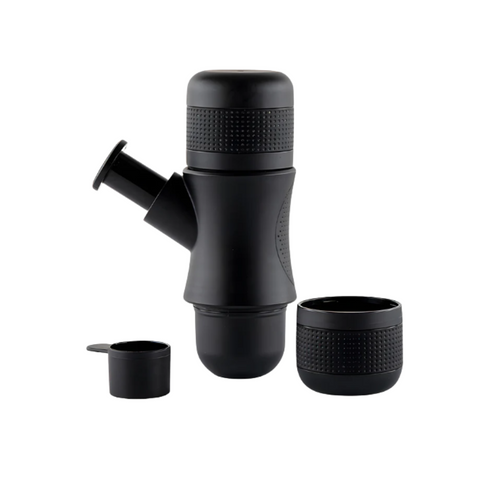Mini Maquina Espresso Manual, Maquina de Cafe Portatil, Cafeteira Manual de Pressao, Cafeteira Portatil de Aço Inox, Maquina de Cafe para Viagem, Maquina de Espresso para Acampamento, Cafeteira Compacta e Portatil, Maquina de Cafe, Kitchen&Co