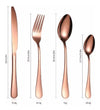 Talheres, Faca, Garfo, Colher de Sopa, Faca de Carne, Talheres Pretos, Faqueiro Preto, Faqueiro Aço Inox, Talheres Inox, Faqueiro Inox, Faqueiro Frutacor, Faqueiro Preto, Faqueiro Rosé Kitchen&Co