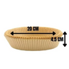 Forro De Papel, Air Fryer, Descartável, Resistente ao Calor, Limpeza Fácil, 50 Unidades, Forma para Airfryer, Papel de Airfryer Kitchen&Co
