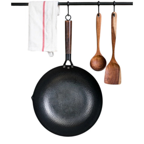 Panela wok, Panela de Ferro, Wok de Ferro, Panela Artesanal, Frigideira Wok Kitchen&Co