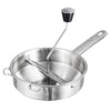 Espremedor de Batatas Inox, Moedor de Alimentos, Triturador de Vegetais, Prensa de Batatas, Utensílio de Cozinha Durável, Espremedor de Batatas, Espremedor de Alimentos, Espremedor Inox Manual, Moedor Inox, Moinho de Alimentos, Kitchen&Co