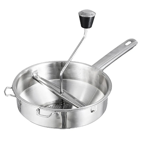 Espremedor de Batatas Inox, Moedor de Alimentos, Triturador de Vegetais, Prensa de Batatas, Utensílio de Cozinha Durável, Espremedor de Batatas, Espremedor de Alimentos, Espremedor Inox Manual, Moedor Inox, Moinho de Alimentos, Kitchen&Co