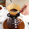 Conjunto de café coado, jarra de vidro borossilicato, coador manual espiral, preparo de café pour over, resistente a altas temperaturas, coador de vidro V-shape, acessório de café premium, jarra de 600ml, utensílios de café elegante Kitchen&Co