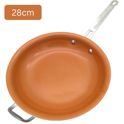 Frigideira Antiaderente, Frigideira Cerâmica, Frigideira Cobre, Frigideira que não Gruda, Frigideira antiaderente de Cerâmica, Frigideira Titânio Kitchen&Co