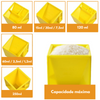 Cubo Multimedidor YellowCup, Copo Medidor Compacto, Utensilio de Cozinha Tudo-em-Um, Copos e Colheres de Medida, Cubo Medidor de Cozinha, Copo Medidor de Plastico, Medidor Livre de BPA, Utensílio Multifuncional para Cozinha, Kitchen&Co