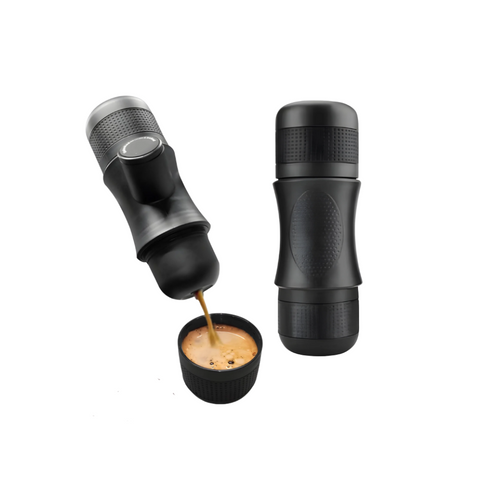 Mini Maquina Espresso Manual, Maquina de Cafe Portatil, Cafeteira Manual de Pressao, Cafeteira Portatil de Aço Inox, Maquina de Cafe para Viagem, Maquina de Espresso para Acampamento, Cafeteira Compacta e Portatil, Maquina de Cafe, Kitchen&Co