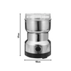 1 Moedor De Café Elétrico, Grãos De Café, Lâminas De Inox, Compacto, Uso Doméstico, 150G, 110V, Moedor de Grãos, Moedor Elétrico, Moedor de Grãos Elétrico, Moedor de Café, Moedor De Aço Inox, Moedor Compacto, Triturador, Kitchen&Co