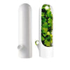 Conservador de Ervas Frescas, Porta Temperos para Geladeira, Utensílio para Armazenar Ervas, Porta Ervas Frescas Compacto, Conservador de Manjericão e Coentro, Porta Temperos Ecológico, Produto para Prolongar Frescor de Ervas, Kitchen&Co