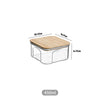 Potes De Armazenamento PET E Bambu, Potes Herméticos, Tamanhos Variáveis, Vedação Hermética, Organização De Cozinha,Seguro Para Alimentos, Porta Temperos, Organizador de Cozinha, Pote de Armazenamento, Recipiente de Armazenamento, Kitchen&Co