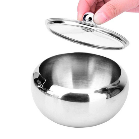 Pote para Temperos, Pote de Açúcar com Tampa, Porta Temperos Inox, Açucareiro Tampa Vidro, Açucareiro Inox, Açucareiro com Colher, Açucareiro 300ml, Açucareiro.