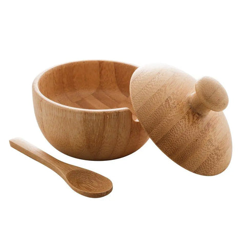 Açucareiro, Saleiro, Açucareiro de Madeira, Saleiro de Madeira, Bambu Kitchen&Co

