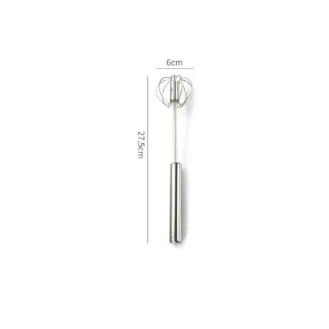 Batedor De Ovos Inox, Batedor Manual, Fouet Semi Automático, Utensílio De Cozinha Inox, Batedor Sem Pilha, Batedor Para Chantilly, Batedor De Claras, Fouet De Aço Inox, Acessório De Cozinha Prático, Misturador Manual Inox