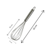 Fouet Inox, Batedor Manual, Fouet para Ovos, Batedor de Ovos Inox, Utensílio de Cozinha Inox, Fouet para Molhos, Batedor para Massas Leves, Fouet Culinário, Batedor de Aço Inoxidável, Batedor de Mão, Batedor de Ovos Profissional, Fouet Pequeno, Fouet 22cm, Batedor de Claras, Batedor para Creme