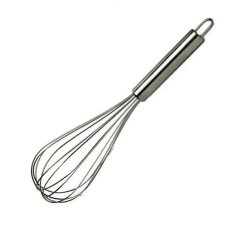 Fouet Inox, Batedor Manual, Fouet para Ovos, Batedor de Ovos Inox, Utensílio de Cozinha Inox, Fouet para Molhos, Batedor para Massas Leves, Fouet Culinário, Batedor de Aço Inoxidável, Batedor de Mão, Batedor de Ovos Profissional, Fouet Pequeno, Fouet 22cm, Batedor de Claras, Batedor para Creme