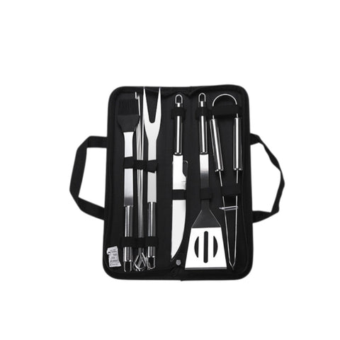 Kit Churrasco Inox, Utensílios para Churrasco, Conjunto Churrasco Inox, Acessórios de Churrasco, Ferramentas para Churrasqueiro, Espátula Inox, Garfo Inox, Faca Inox, Pinça Inox, Kit Churrasco com Bolsa, Kit Churrasco Profissional, Kit Churrasco Completo, Kit Churrasco Portátil, Churrasco ao Ar Livre, Acessórios de Grelha