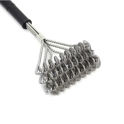 Escova para Churrasqueira, Escova de Aço Inox, Limpeza de Grelha, Acessório de Churrasco, Escova Antiaderente, Escova de Limpeza, Churrasqueira Limpa, Ferramenta para Grelha, Escova Profissional, Limpeza de Churrasqueira