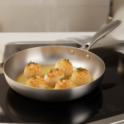 Frigideira Inox Supercondutora de Camada Tripla