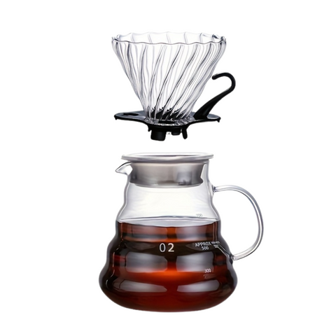 Kit Café, Kit Café Avançado, Kit Café com Termômetro, Chaleira Pescoço de Ganso, Moedor Manual de Café, Dripper de Vidro, Filtros V60, Kit Café V60, Termômetro para Café, Kit Café 8 Peças, Kit de Café Coado Manual