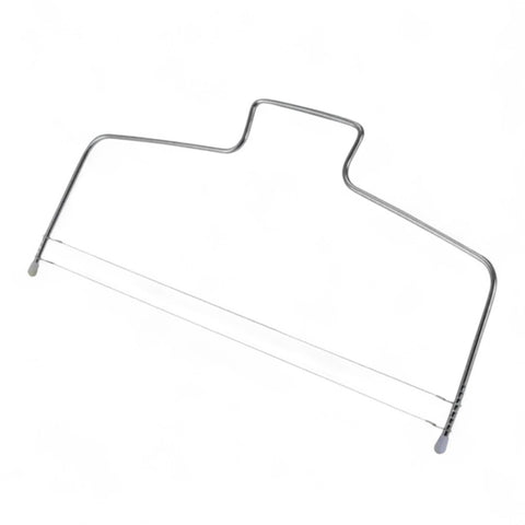 Cortador de Bolo, Nivelador de Bolo, Cortador Inox, Nivelador com Fio Duplo, Utensílio para Confeitaria, Acessório de Cozinha, Fatiador de Bolos, Confeitaria
