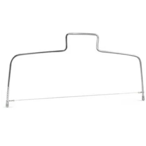 Cortador de Bolo, Nivelador de Bolo, Cortador Inox, Nivelador com Fio Duplo, Utensílio para Confeitaria, Acessório de Cozinha, Fatiador de Bolos, Confeitaria