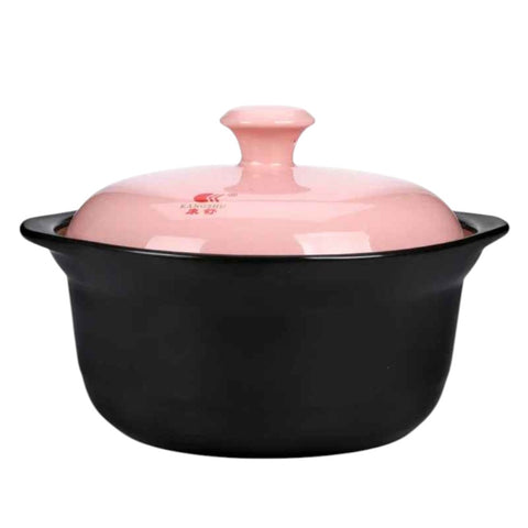 Panela De Cerâmica, Casserole Oriental, Panela Com Tampa Rosa, Panela Para Sopa, Panela Alta Temperatura, Utensílio Coreano, Panela Boca Larga, Panela Resistente Ao Calor, Panela Estilosa, Panela Para Cozidos, Cassarola, Cassarola de Cerâmica, Cassarola Antiarente
