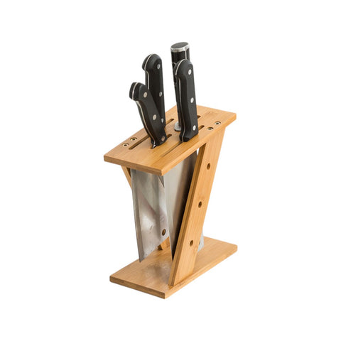 Porta Facas de Bambu, Suporte para Facas de Cozinha, Bloco de Facas de Madeira, Porta Facas com Ventilação, Organizador de Facas, Utensílios de Cozinha, Acessórios de Corte, Suporte de Facas Decorativo, Porta Facas Compacto, Suporte de Facas Premium, Porta Facas Elegante, Porta Facas X, Porta Facas Sustentável, Porta Facas Antiderrapante, Suporte para Facas de Bambu