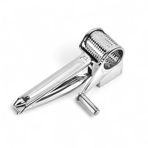 Ralador De Queijo, Ralador Giratório, Utensílio De Cozinha, Ralador Manual Inox, Ralador Para Legumes, Ralador Para Chocolate, Ralador De Batata, Ralador Para Gengibre, Cortador Giratório, Acessório Culinário, Ralador de Queijo, Ralador de Queijo Giratório, Ralador