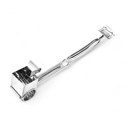 Ralador De Queijo, Ralador Giratório, Utensílio De Cozinha, Ralador Manual Inox, Ralador Para Legumes, Ralador Para Chocolate, Ralador De Batata, Ralador Para Gengibre, Cortador Giratório, Acessório Culinário, Ralador de Queijo, Ralador de Queijo Giratório, Ralador