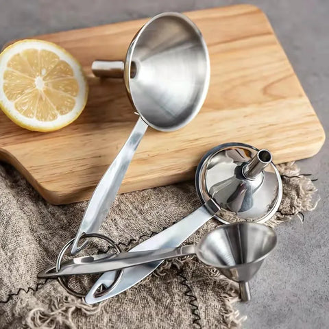 Funil de Inox Conjunto - Kitchen & Co