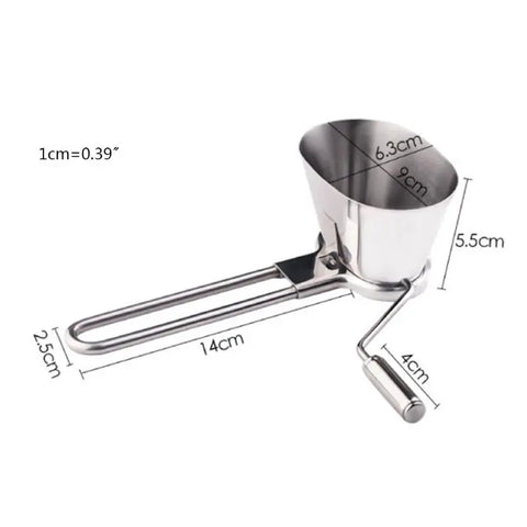 triturador picador de ervas em aço inox